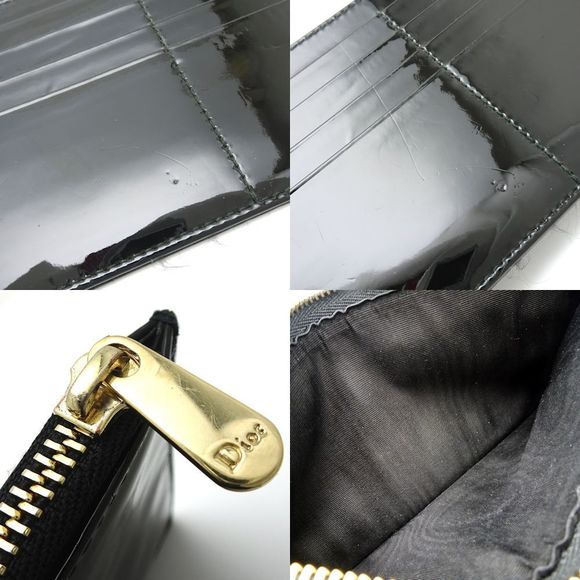 Christian Dior Chain Shoulder Bag Diagonal Cannage Black - Picture 6 of 7